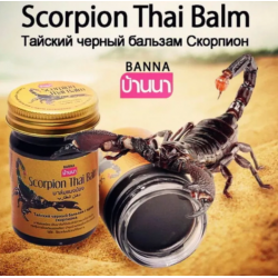 Thai Balm Banna Scorpion 50g – Traditional Thai herbal balm for muscle and joint pain relief