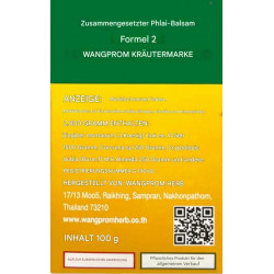 Buy Wangprom Yellow Balm 50 g | Warming Thai herbal balm for muscle and joint pain