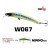 Premium WEEBASS 70mm minnow lure pack including all 9 colors