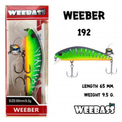 Original WEEBASS Weeber Sinking Lure 65mm 9.5g Color [WO192]