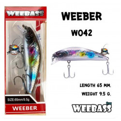 WEEBASS Weeber Sinking (65mm / 9,5g) – Premium Wobbler Modell [WO42]