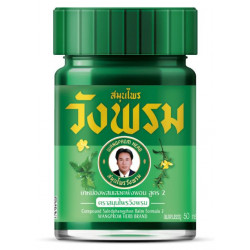 Thai Kräuter Massage Balm Balsam zur Hautpflege Massage Wellness (Grün, 50g)