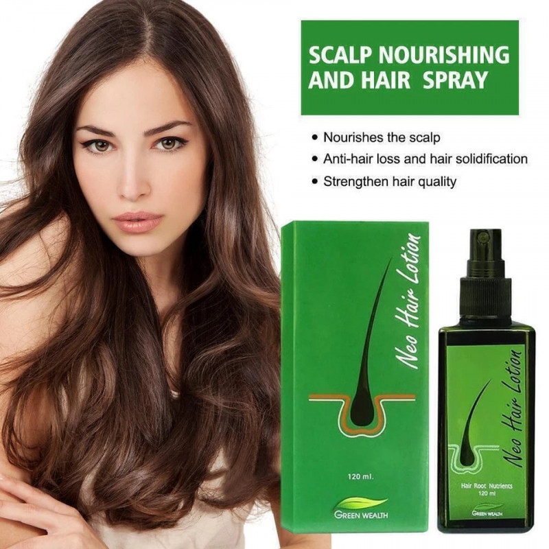 NEO Hair Lotion-120ml. Neo Hair Oil Hair Growth Green Wealth Thailand Economy